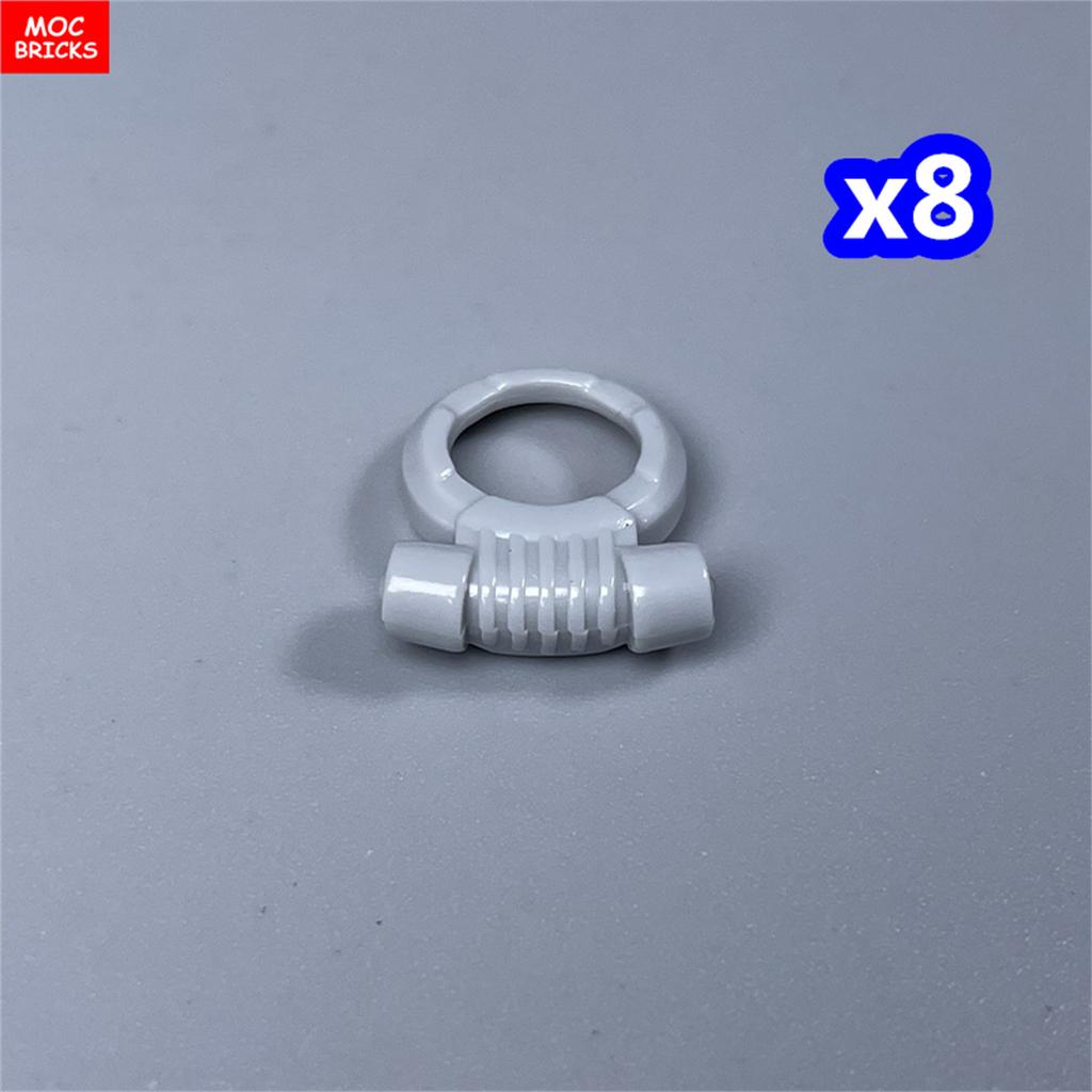 MOC Blocks Beach Ocean Palm Torso Pants Muscle Figure Ski Glasses Particles Assembled Construction Bricks Children's Playthings