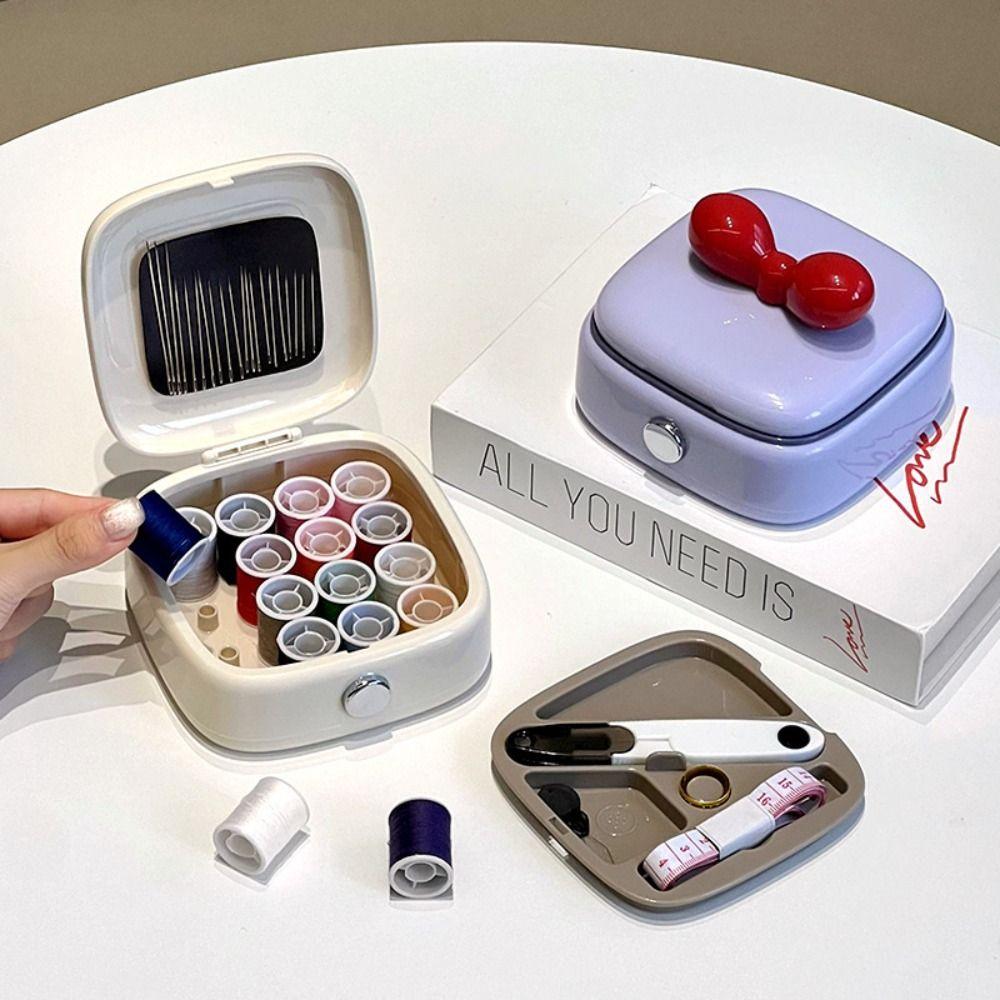 

Needle and Thread Hand Sewing Tool Kit Sewing Supplies Organizer Hand Sewing Tool фіолетовий