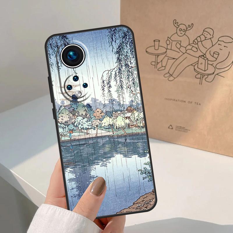 Japanese Ukiyo-e Art For Honor Magic 8 Pro 5 6 7 Lite Case For Honor Win RT 200 400 50 70 90 X8b X9a X9b X9c X9d