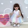 Lifelike 55cm Full Silicone Body Reborn Baby Doll Betty So Truly Like Toddler Baby Dolls for Girls Straight Leg Standing Reborn Boneca Menina Kid Gift