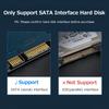 2.5 inch USB3.0 Hard Disk Case External SATA HDD SSD Enclosure High speed Transmission Tool free Design ABS Shell Red