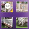 Split Type Fence Post Skirt Porch Two Piece Base Trim Rings For Easy Cleaning And Long Lasting Performances Enduring