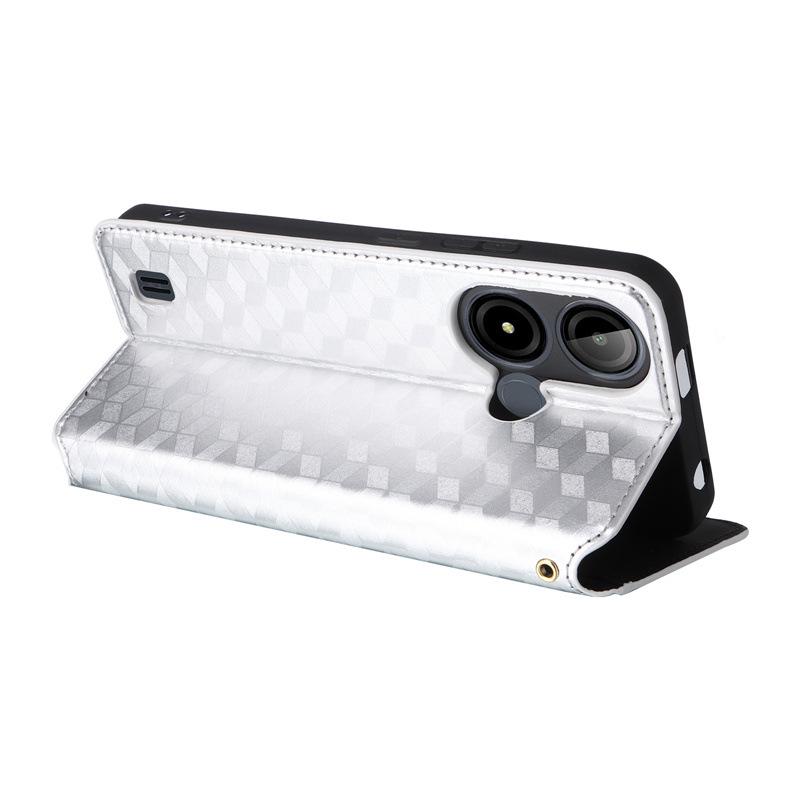 BLU C9 Leather Case: Multifunctional Protective Cover with Card Holder, Stand, and Magnetic Closure.