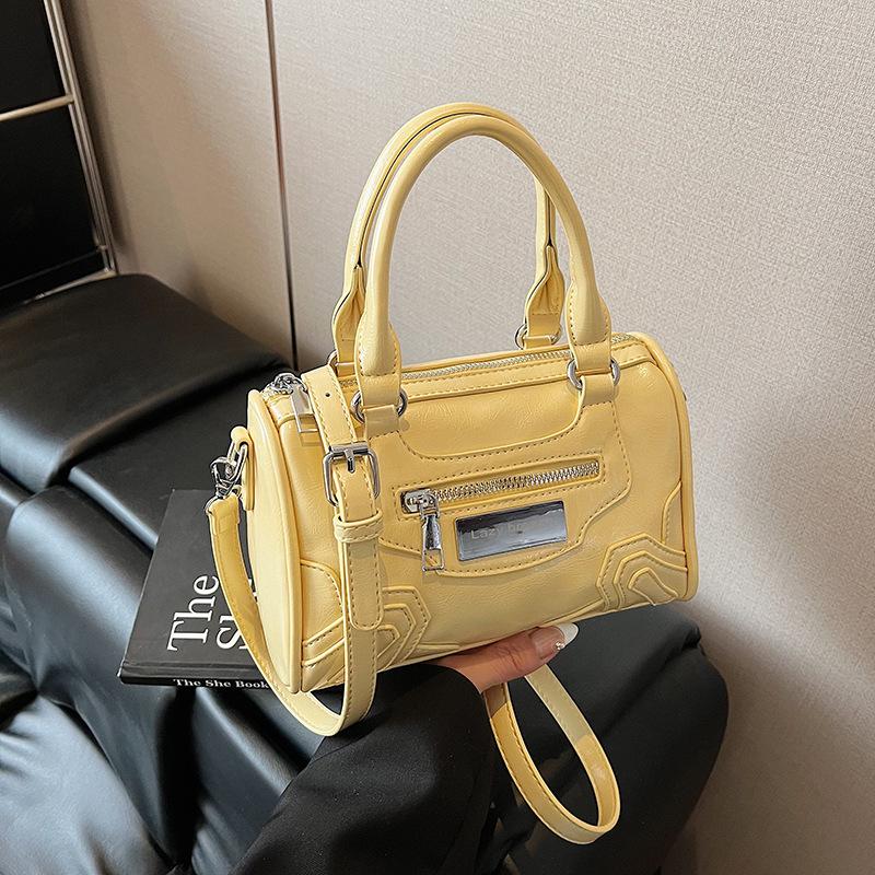 Korean Niche Simple Casual Portable Small Bag Women's 2025 Summer New High-end Messenger Shoulder Small Square Bag
