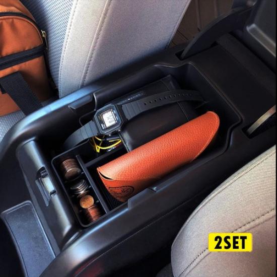 

2Set Car Console Center Secondary Box Storage For Chevy Colorado GMC Canyon 2015