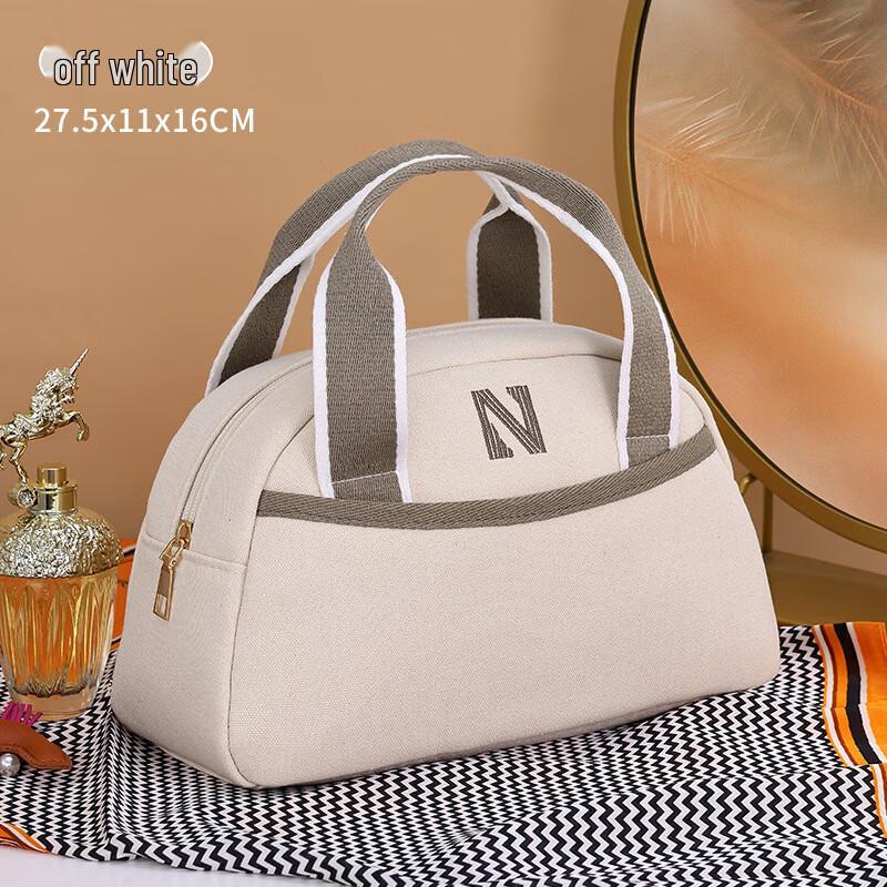 Aiyijiu Stylish Canvas Travel Cosmetic Bag One Size