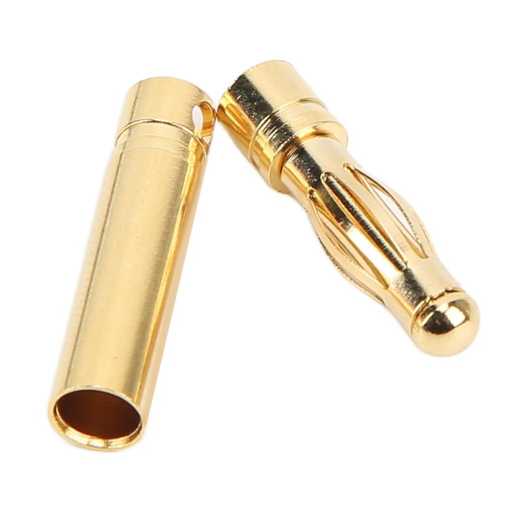 4mm Gold Plated Male Female Banana Plug Banana Plug Connectors for RC ESC Battery Accessory