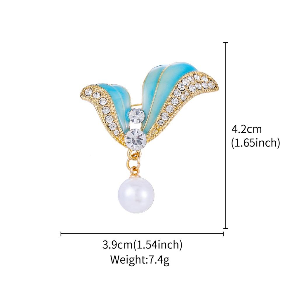 Korsage Schleife Brosche Anstecknadel Anti-Licht Kragenanstecker Damenbekleidung Zubehör