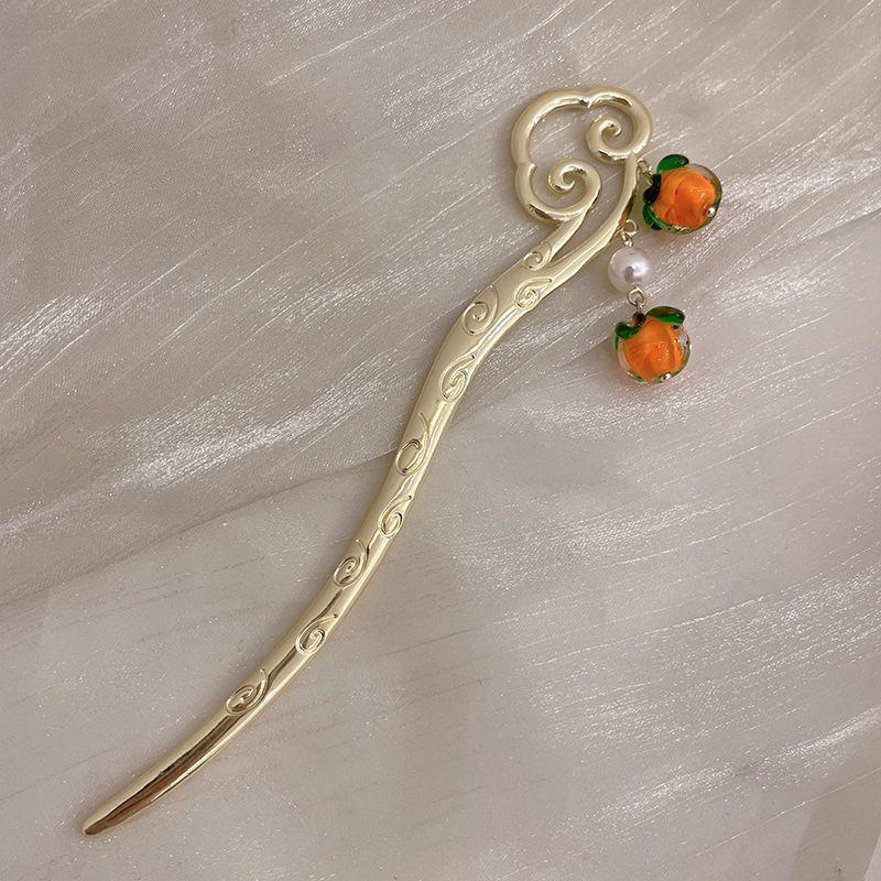 Luminous Tassel Lantern Hairpin: Retro Fairy Court Headwear