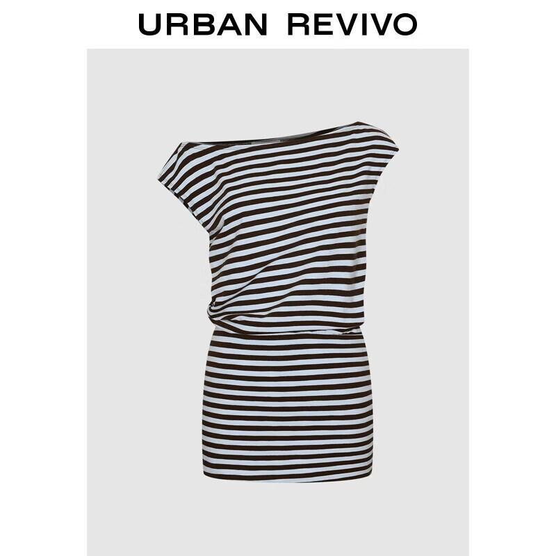 UR Women s Striped Off-Shoulder Mini Dress M