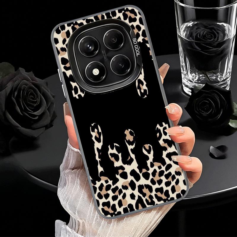 Leopard Print Trend Desgin Shockproof Phone Case for Xiaomi Redmi Note 15 14 13 12 Pro Plus 11 11S 11T 5G Cover Anti Fall Fundas