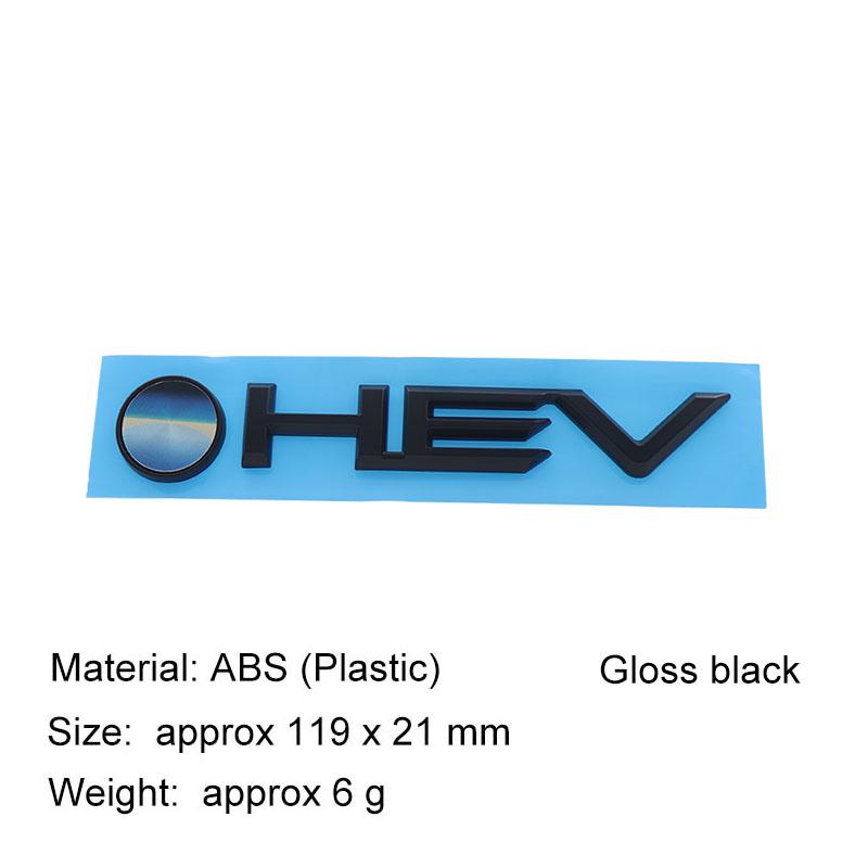 3D Car Styling HEV For car Hood Fender trunk Rear Bonnet Nameplate Decal Emblem Badge Sticker