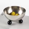 Creative Metal Semicircle Three-legged Fruit Plate, Light Luxury Dining Table Decorations, Designer Model Room, Coffee Table, Snack Plate, Accessories