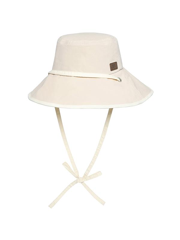BBC EARTH Color Block Wide-Bridal Bucket Hat_Cream