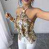 European and American new printed Spice Girl vest, sexy pure desire wind tube top, slim and thin backless sling