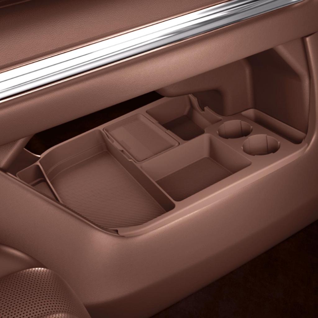 Sienna/Granvia Center Console Storage Organizer: Customized Lower Layer Accessory