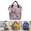 Pooh Bear Mommy Bag Printed Backpack For Mothers And Babies Large Capacity Travel Backpack