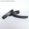 Men's Top Layer Cowhide Belt 3.8 Small Pattern Plate Buckle Strip Tree Cake Leather Top Layer Cowhide Belt Strip