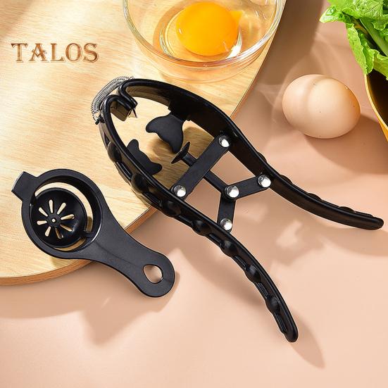 2Pcs/Set Egg Cracking Tool Compact Baking Rustproof Useful Fish Shaped Egg Opener Kitchen Tools