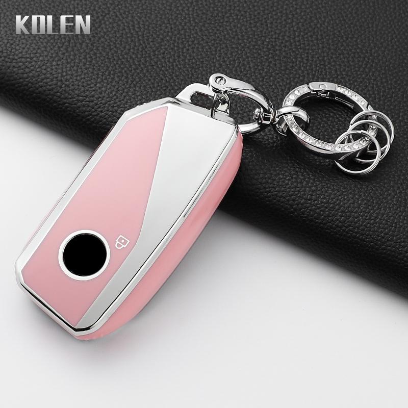 Luxury Car Remote Key Case Cover For Bmw 1 5 7 Series X1 X3 X5 X6 X7 Xm Ix U06 G09 G70 G80 G81 I5 Ix3 Ix1 Protected Keychain Fob