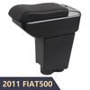 2011 FIAT 500 Center Armrest Box Accessories