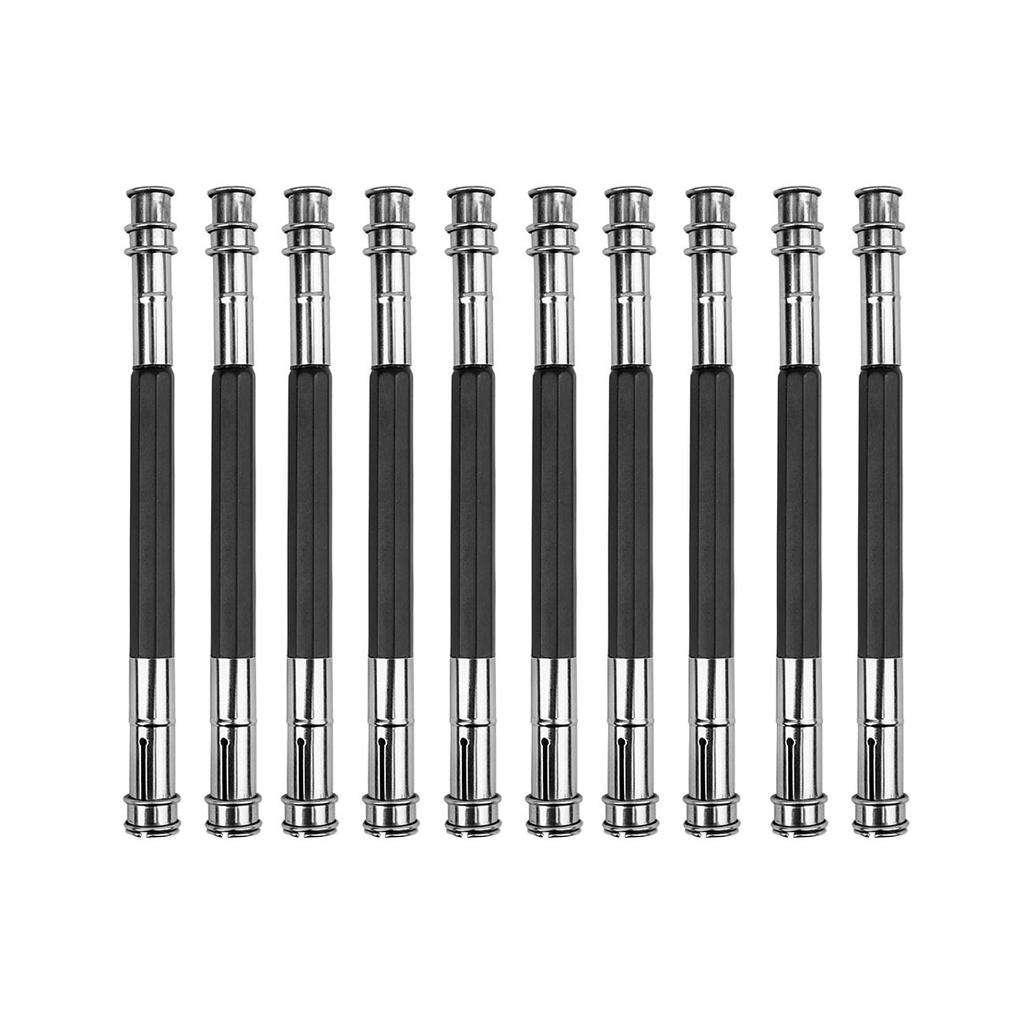 10pcs Double-Ended Pencil Extender for Short Pencils, Wooden Pencil Lengthener for Artists, Students, Drawing & Writing Tools