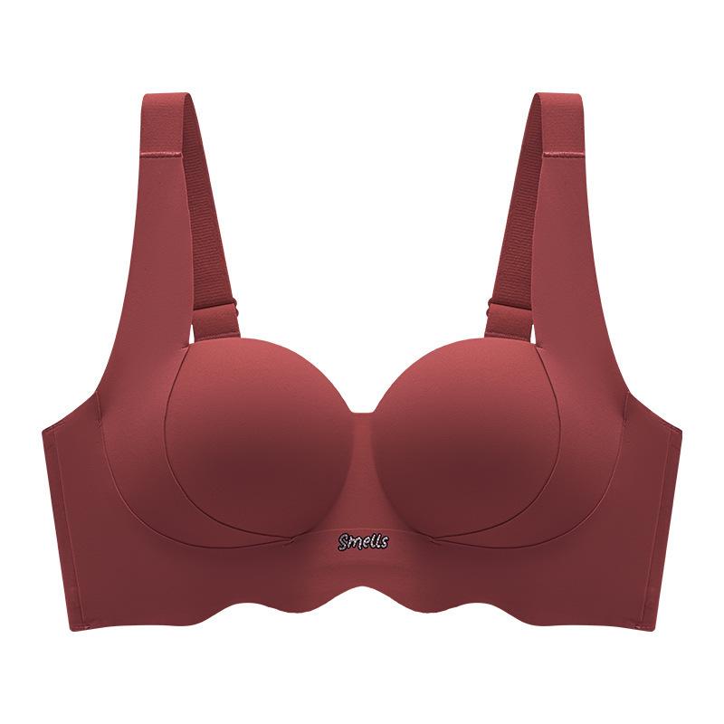 Seamless Women's Half-Cup Bra: Enhances Small Chests, Uplifts, Anti-Sag, and Offers Side Support for a Sexy, Round Look.