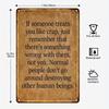 Vintage Funny Inspirational Metal Tin Sign Wall Decor For Bar Home