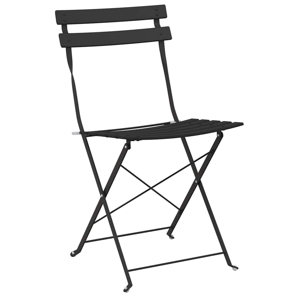Klapp Bistro Set 3 Pcs Anthracite Steel