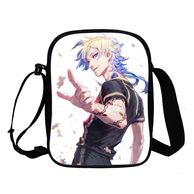 Neue Blaue Gefängnis Animation Peripherie 3D Vollfarbdruck Tragbare Umhängetasche Teenager Crossbody Tasche