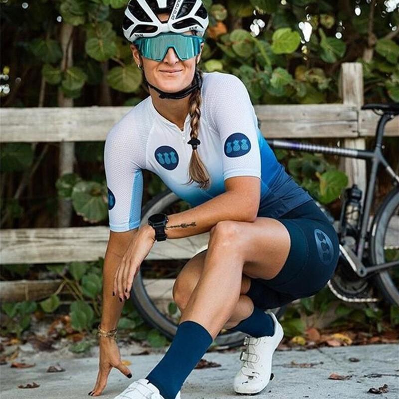Unisex Cycling Jersey Shorts Set Breathable Quick-Dry Mountain Road Bike Apparel Sportswear