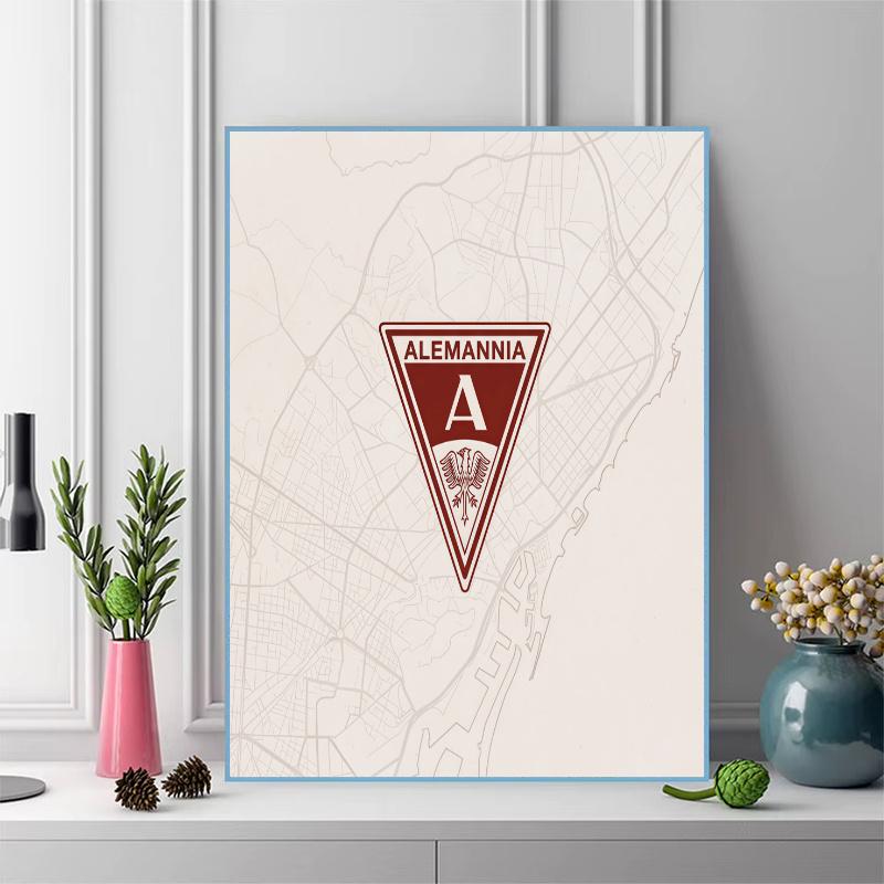 TSV Alemannia Aachen 100% Round Full Drill 5D DIY Diamond Painting Embroidery Cross Stitch Rhinestone Décor
