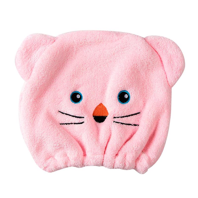 Cute Cartoon Shower Cap For Hair Wrapped Towels Microfiber Shower Hats Bath Caps