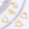 5/10Pcs Brass Pendant Clip Clasp 18K Gold Plated Pendant Pinch Bail For Necklace Making Accessories,DIY Jewelry Materials