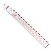 ATPRO Solvent-Resistant Never Rusting Aluminum Paint Mixing Ruler With Scale Bar Automotive Paint Use Spray Painting Tools