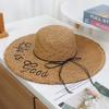 Summer Internet celebrity straw hat collection girls summer seaside vacation sweet raffia weaving sun hat