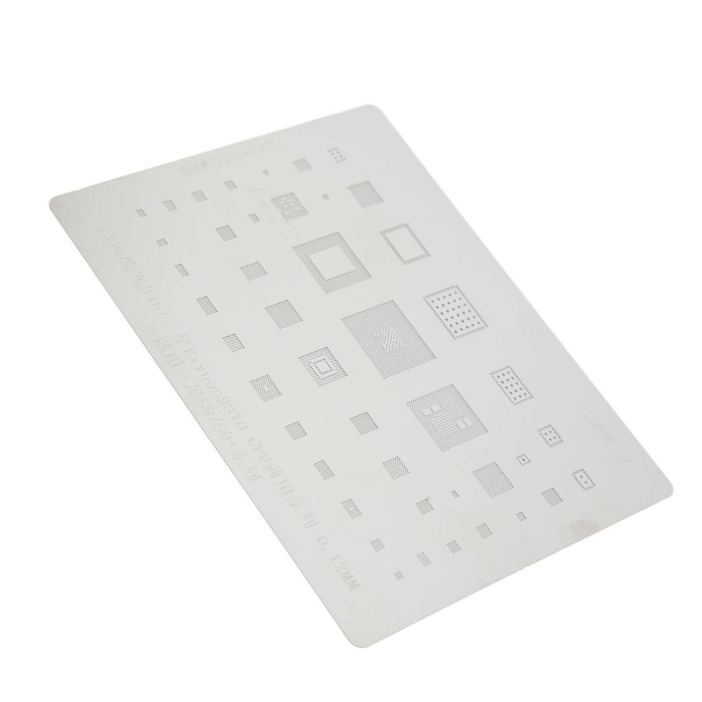 Phone Tin Reballing Stencil Accurate Positioning CPU Tin Planting Template for Samsung S9 Series