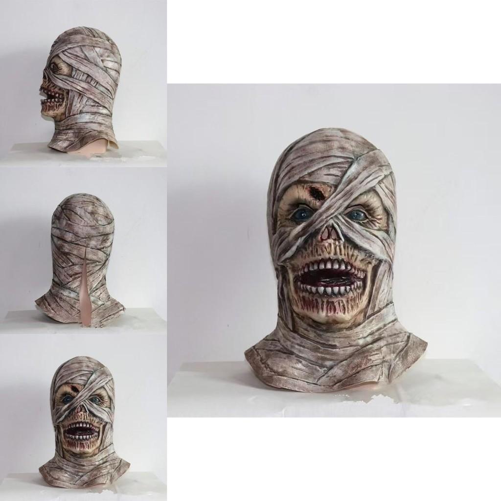 Mamma Latex Halloweenmask Med Diy Skräckdesign För Kostymer Och Högtidsfester