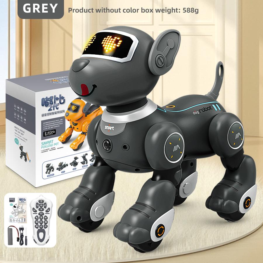 Children's Toy Remote Control Intelligent Robot Dog DIY programming voice interactive electronic pet dog robot model gift High Quality