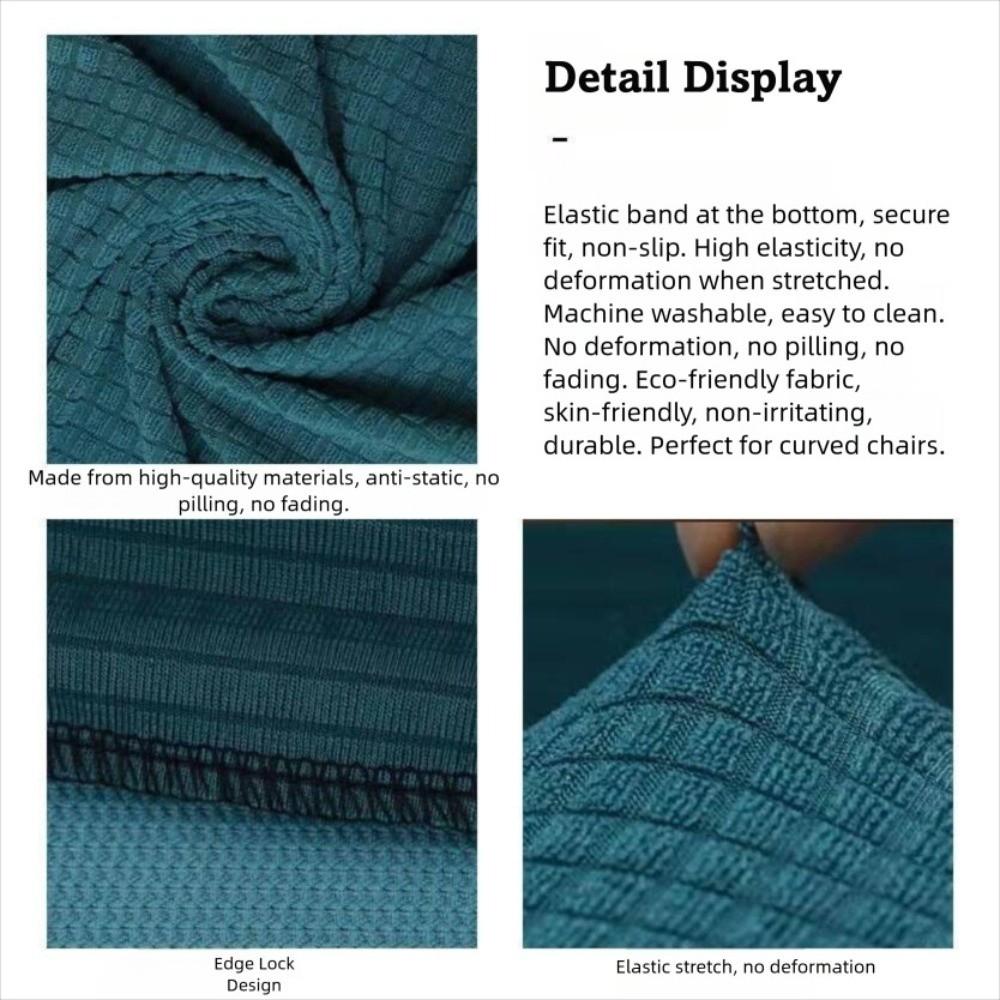 Breathable Chair Cover Hollowed-out Design High-leg Chair Cover Bar Chair Counter Use