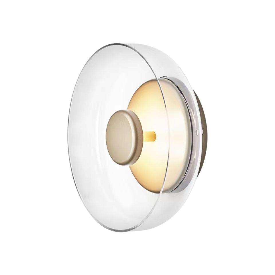 Nordic Minimalist Wall Lamp - Modern Glass Design for Living Room, Bedroom, or Aisle Decor.