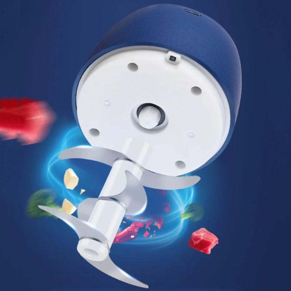 Cordless Food Processor Mini Vegetable Grinder Ginger Crusher Electric Garlic Chopper  Cooking