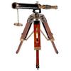 Brass Telescope on Wood Tripod Stand Home Office Decor Collectible Boat Ship Showpiece Gift Item