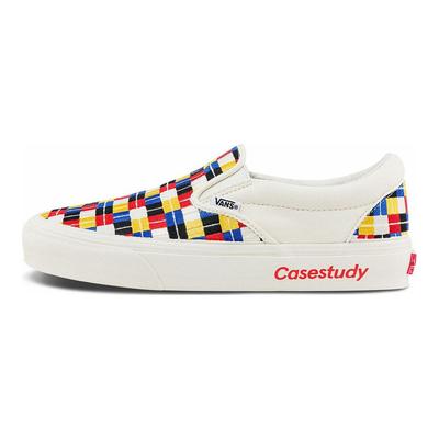 Classic Slip-On Vlt LX Chaussures de Toile Basse pour Tous les Jours Colorées Durables Respirantes Unisexe sneaker Blanc Multicolore VN0A3QXYBP