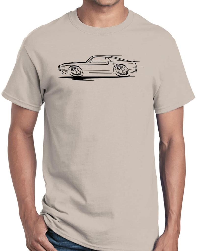 1969 1970 Shelby GT350 Mustang Fastback Redline Design Tshirt