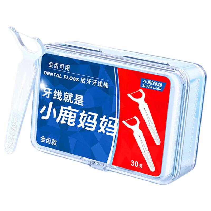 

Deer Mother Y-Shape Back Molar Dental Floss Picks, 30 Count