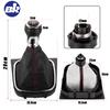 High-quality 5/6 Speed Car Accessories Gear Shift Knob Leather Manual Stick HandBall For VW Golf 5/6 MK5 MK6 Scirocco(2009)
