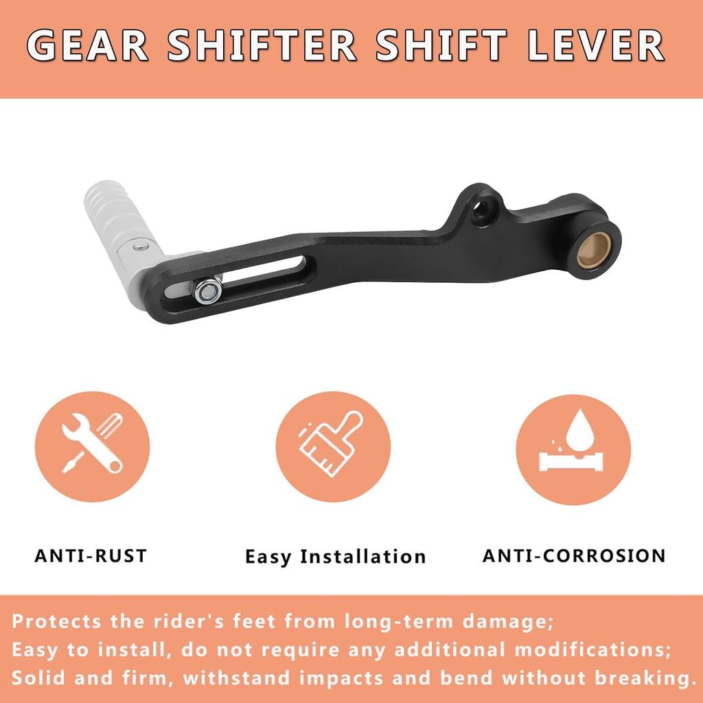 Motorcycle Gear Shifter Shift Lever Pedal Replacement for Yamaha MT-07 MT07 2020-2024 XSR700 2021-2024 CNC Aluminum Gear Shift Lever