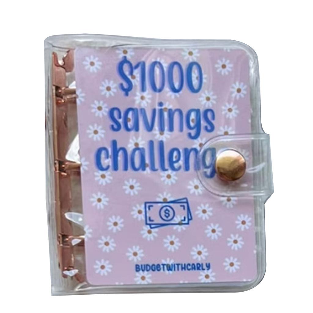 Money Saving Challenge Binder Budget Notebook Binder $150 300 500 1000 Savings Challenges Notebook Binder Organizer