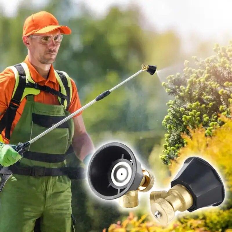 High Pressure Pesticide Sprayer Nozzle Watering Irrigation Air Vortex Spray Nozzle Agricultural Gardening Tool